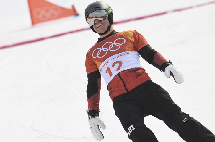 Nevin Galmarini, Switzerland's Olympic parallel giant slalom snowboard champion, is far ahead but not out of sight at the top of the FIS World Cup standings ahead of tomorrow's next event in Scuol ©Getty Images