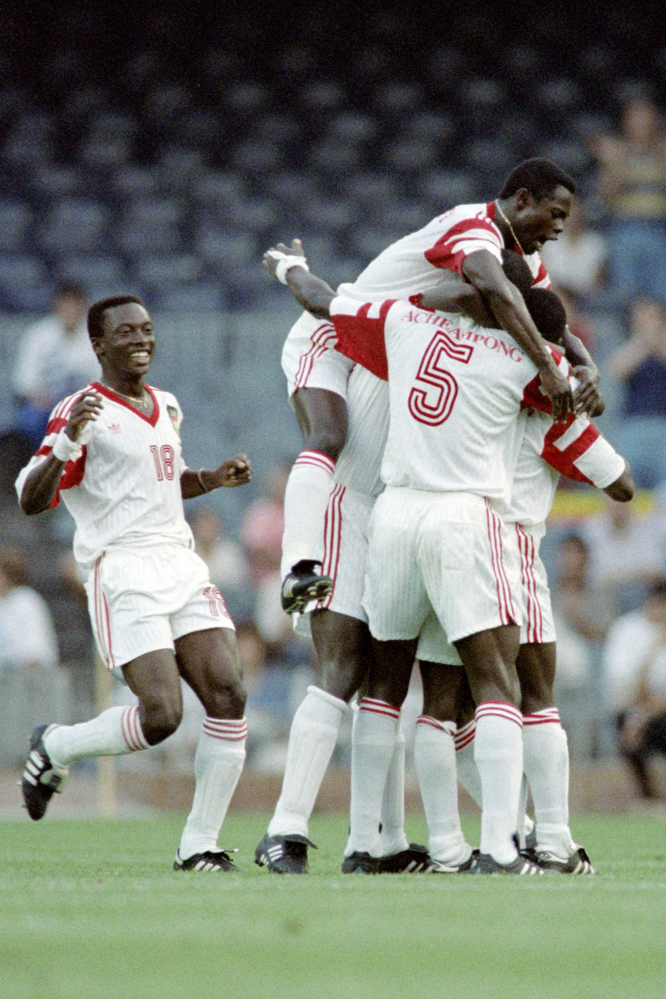 Ghana won their last Olympic medal with a bronze in men's football at Barcelona 1992 ©GOC