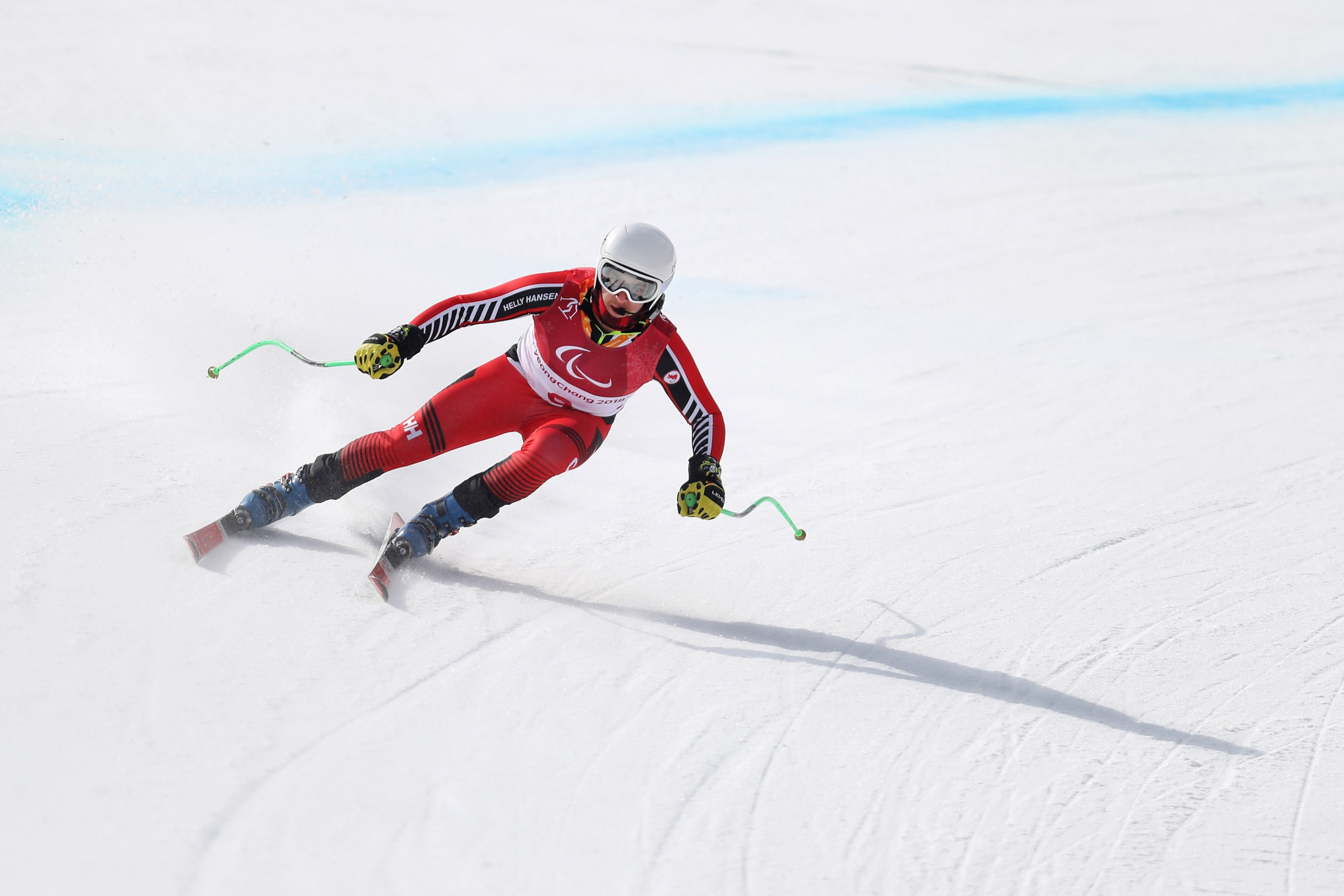 Canada's Mac Marcoux came out on top in the men's visually impaired event ©Getty Images