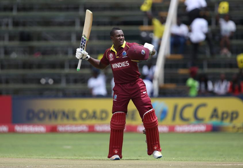 Rovman Powell scored a first ODI century in the latest West Indies win ©ICC