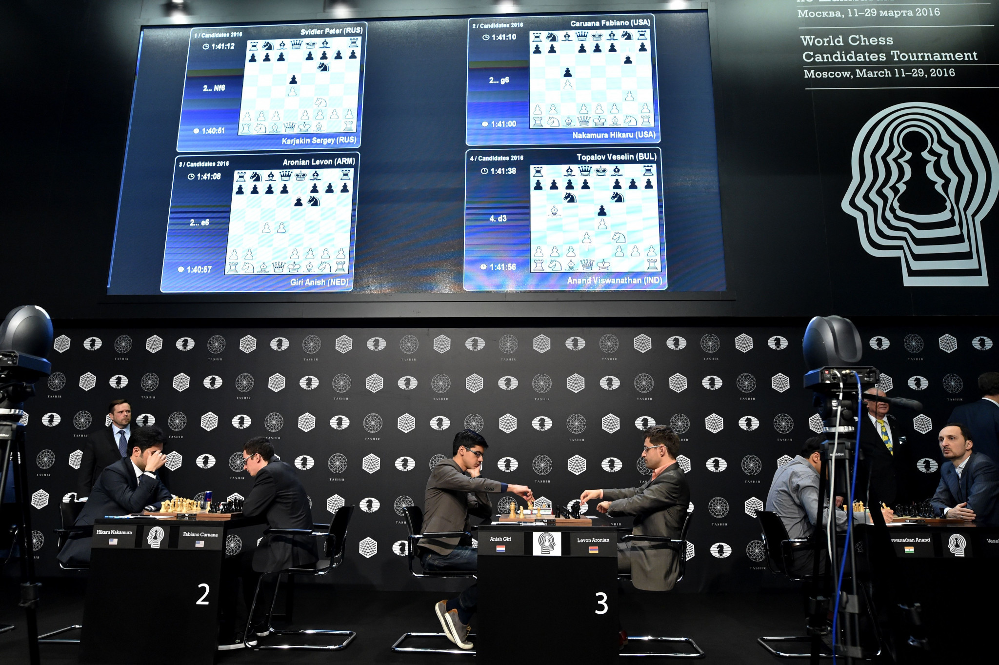  Opening matches take place in FIDE Candidates Tournament in Berlin