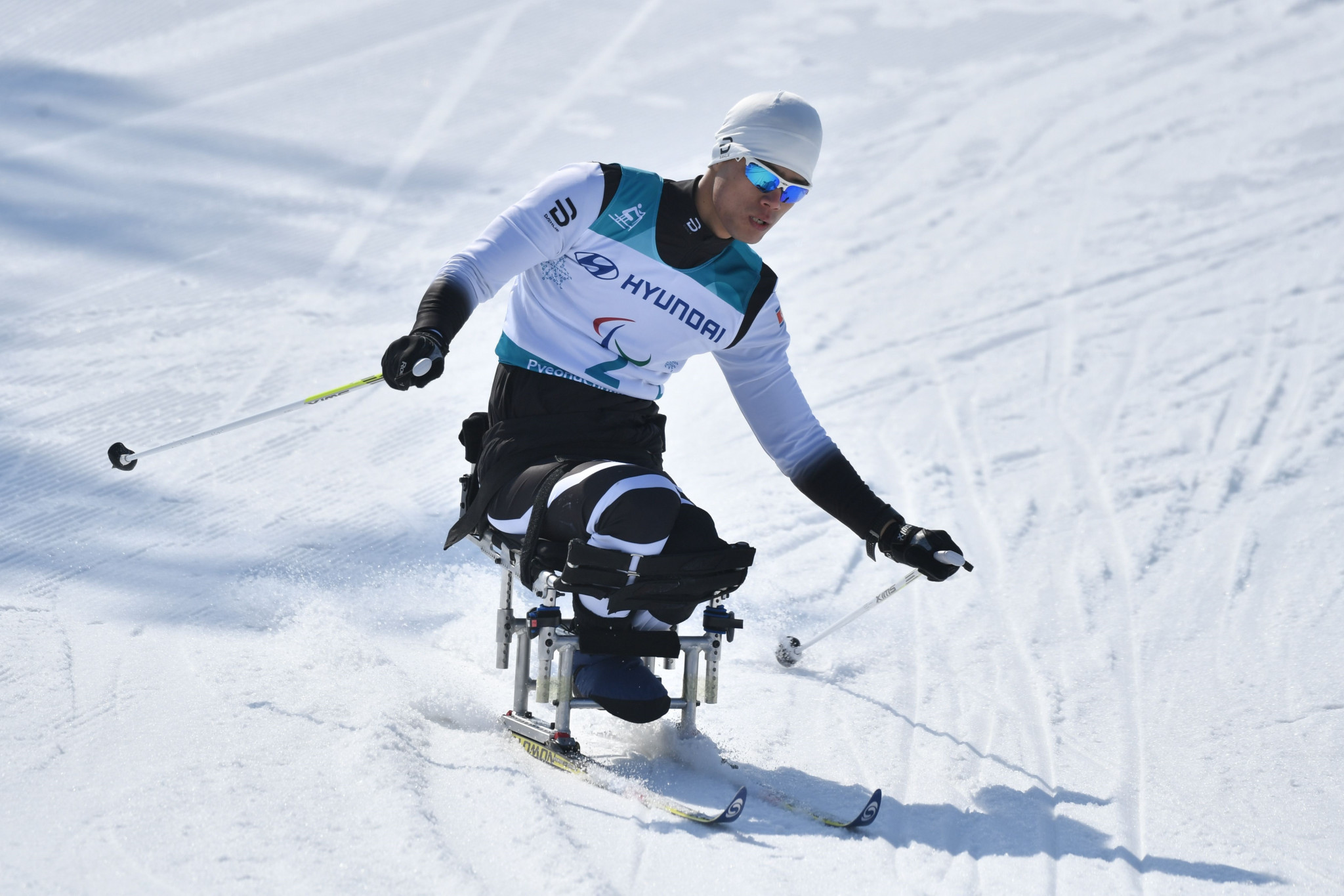 Ma Yu Chol was one of two North Koreans to compete in the event as the country made its Winter Paralympics debut ©Getty Images