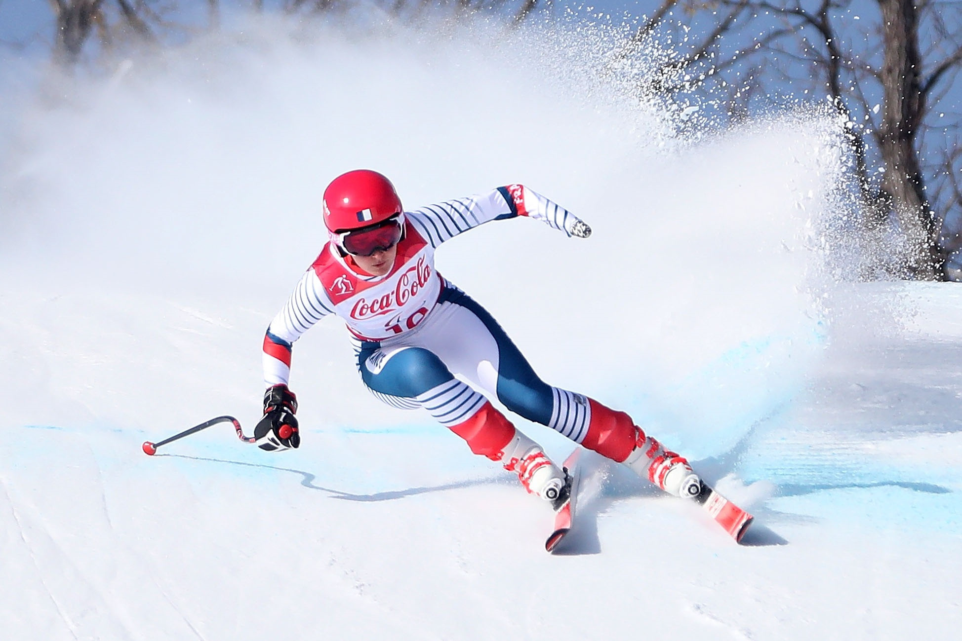 France's Marie Bochet successfully defended her women's super-G standing title ©Getty Images