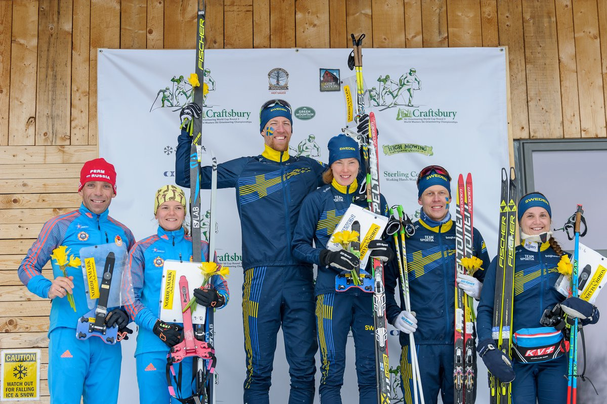 Sweden claimed two medals in today's sprint mixed relay competition ©IOF