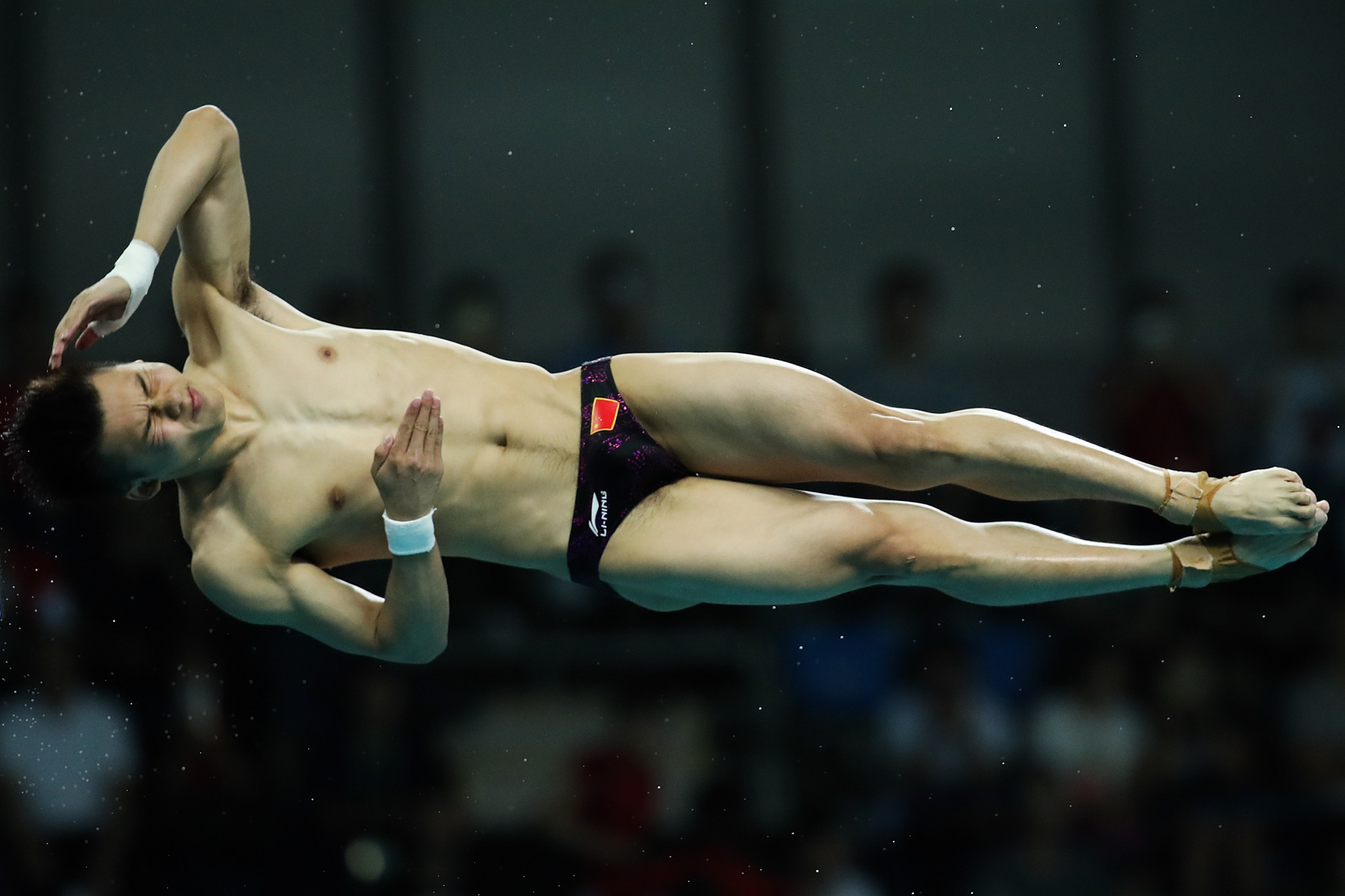 Yang Jian won the men's 10m platform title in Beijing ©Getty Images