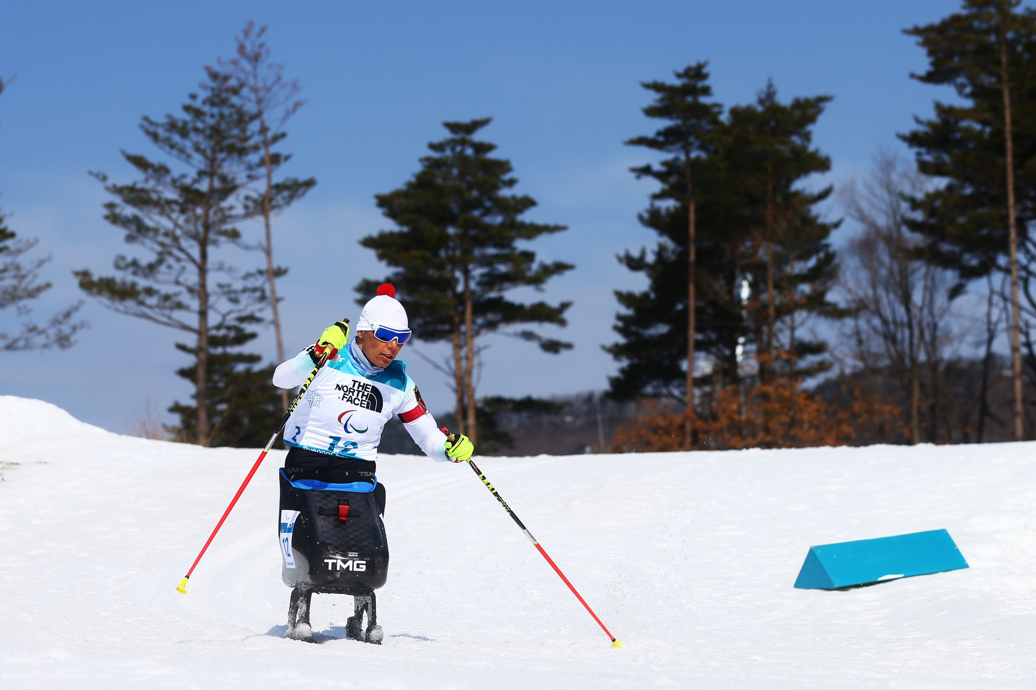 Andrea Eskau claimed her first Winter Paralympic title in today's biathlon competition ©Getty Images