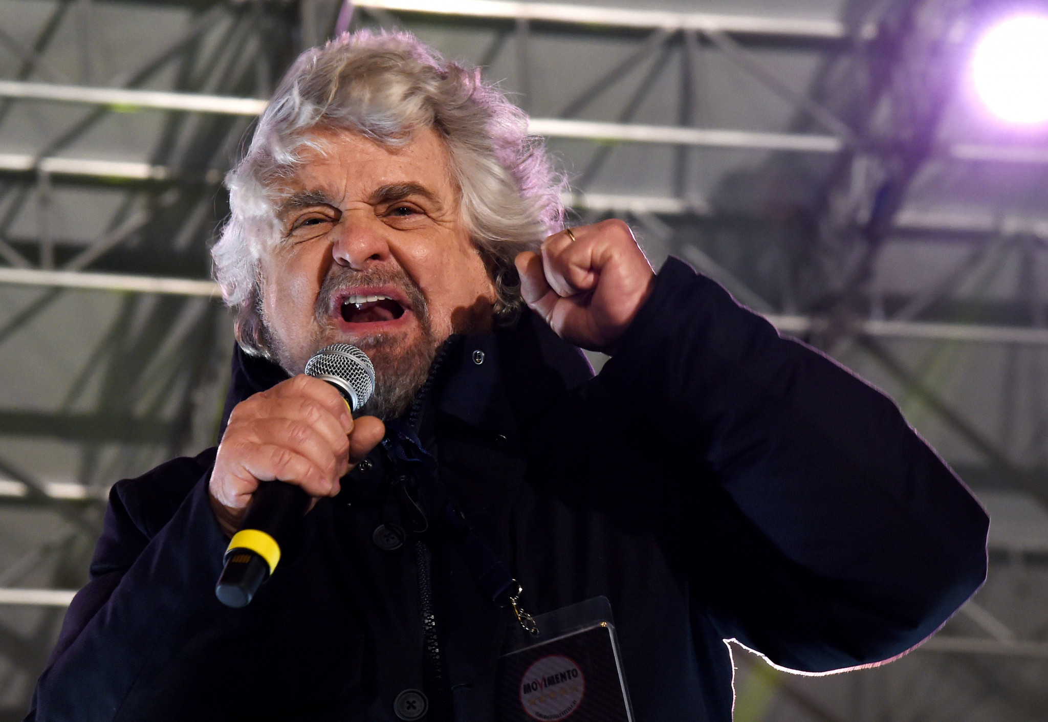 Beppe Grillo was an unlikely backer for a Turin Olympic bid ©Getty Images