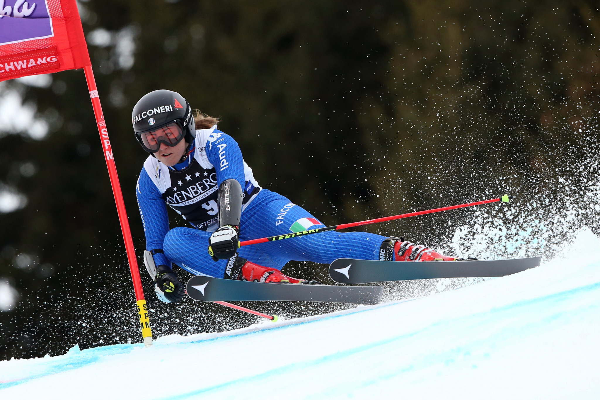 Italy's Sofia Goggia will hope to secure the women's downhill title ©Getty Images