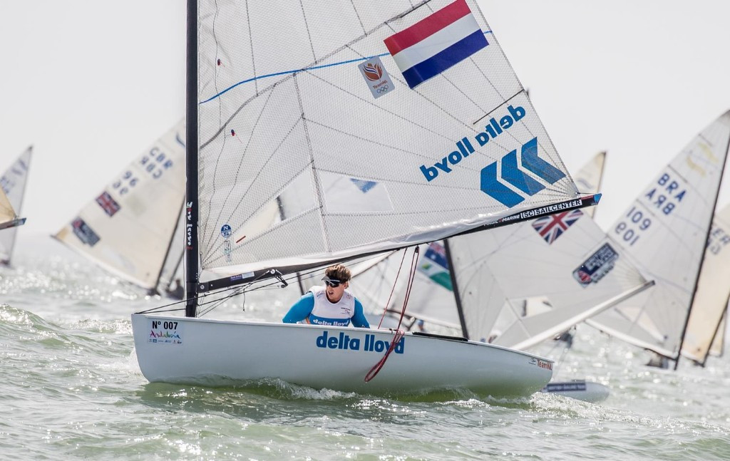 Nicholas Heiner has made a strong start to the European Championships ©Finn Class/Robert Deaves