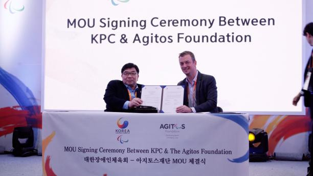 Korean Paralympic Committee and Agitos Foundation sign MoU to ensure Pyeongchang 2018 legacy