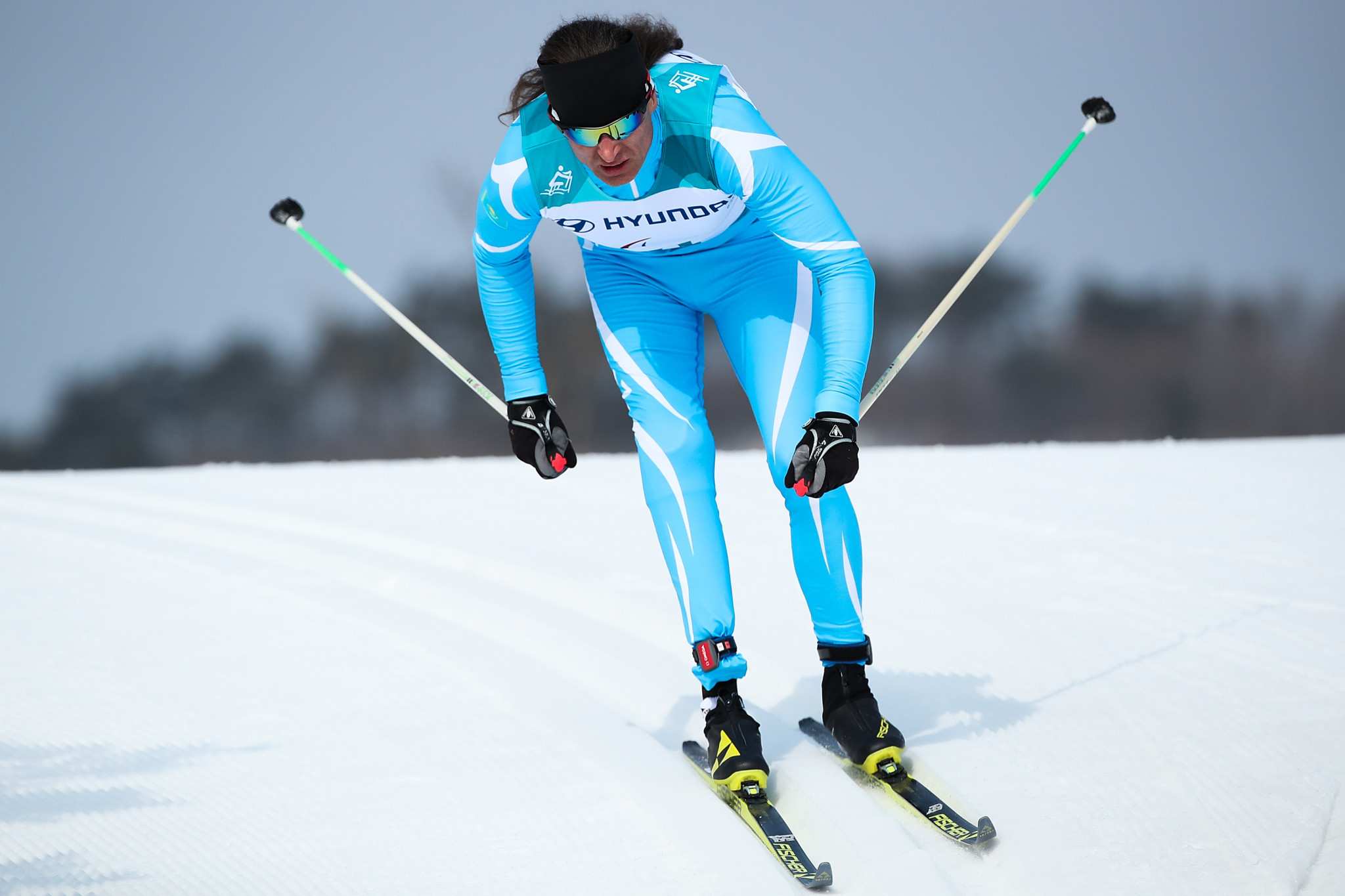 Kazakhstan's Alexander Kolyadin won all three of the races he competed in today ©Getty Images