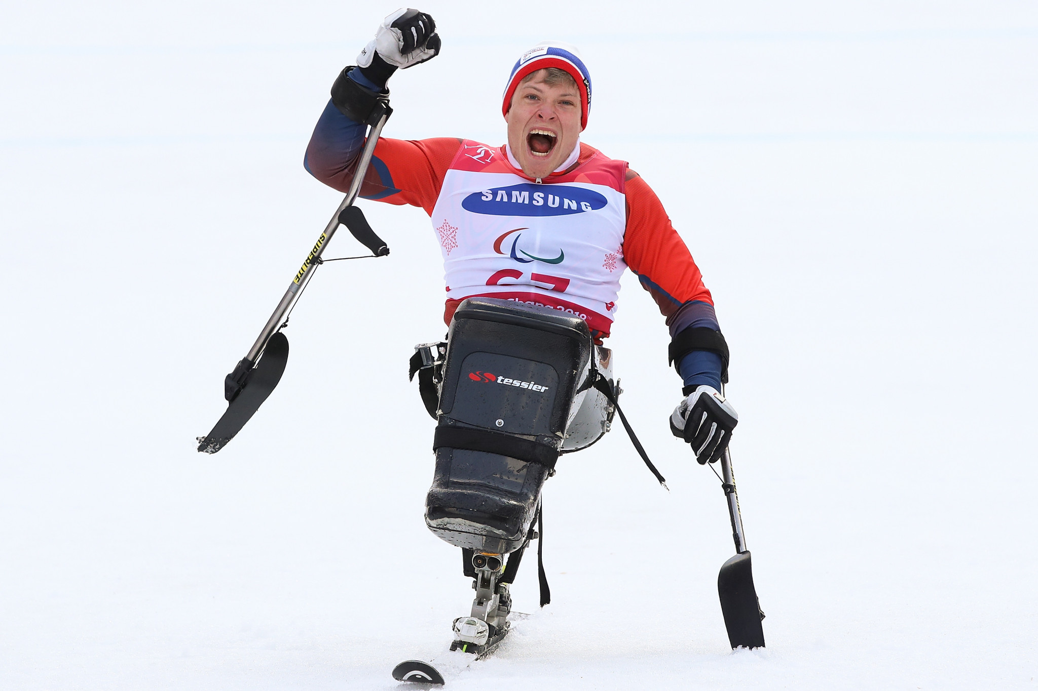 Norway's Jesper Pedersen secured his country's first Paralympic Games gold medal of Pyeongchang 2018 by winning the men's giant slalom sitting event ©Getty Images