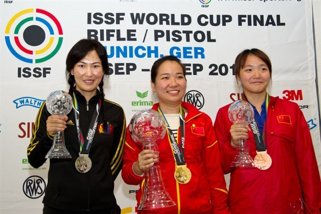 Jingjing Zhang secures second Chinese gold at ISSF Rifle and Pistol World Cup Finals 