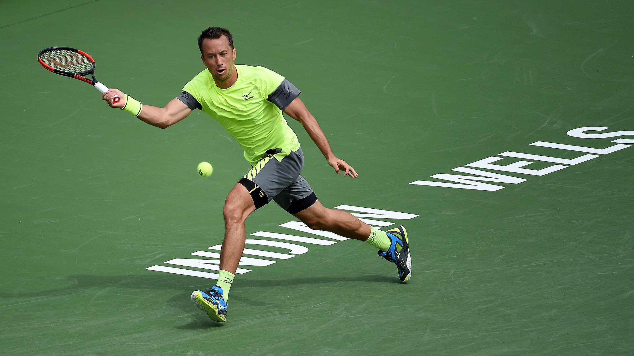 Germany's Philipp Kohlschreiber stunned Marin Cilic of Croatia to reach the next round ©Getty Images