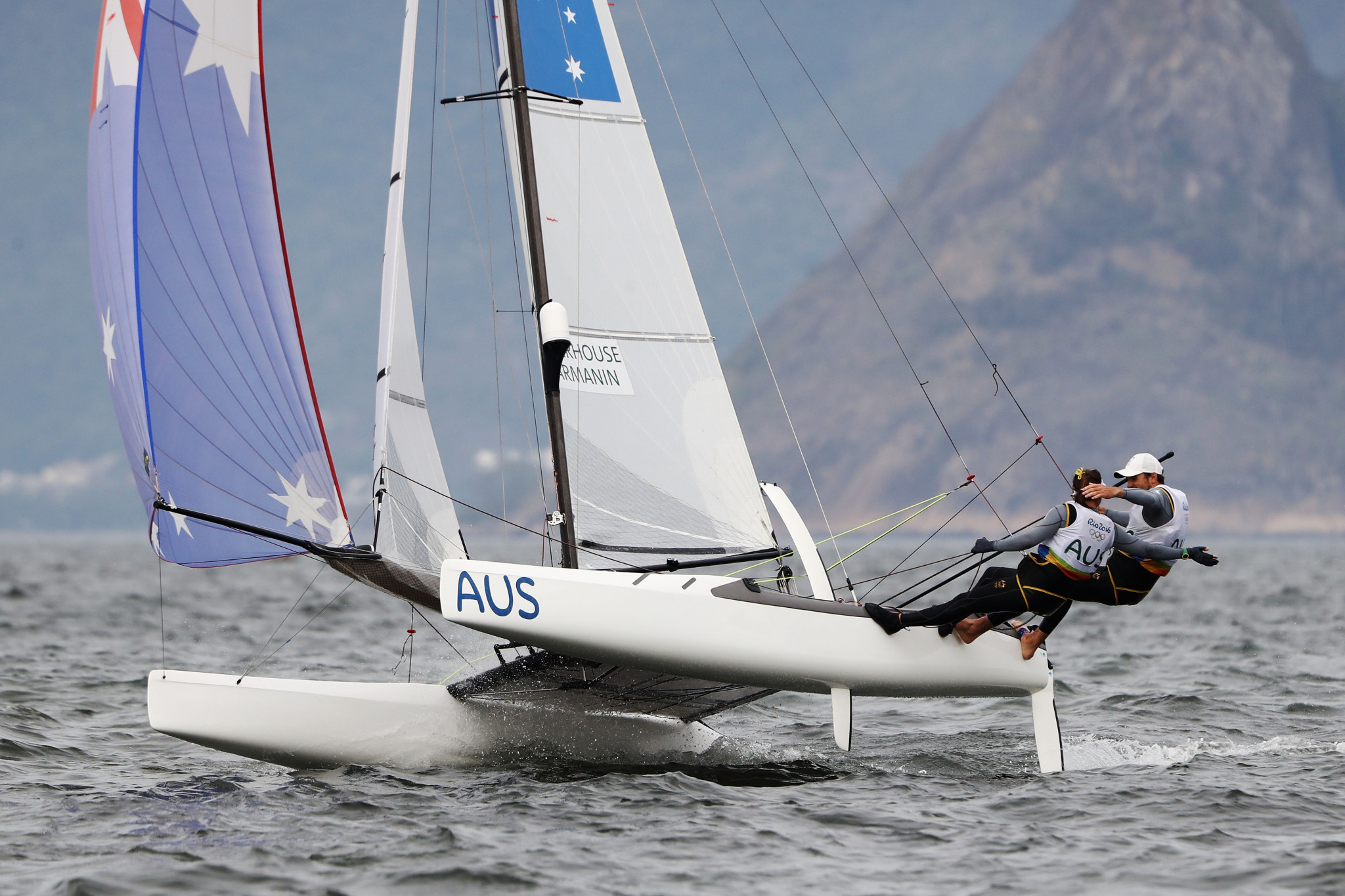 Nacra 17 World Championships will take place in Auckland alongside the 49er event ©Getty Images