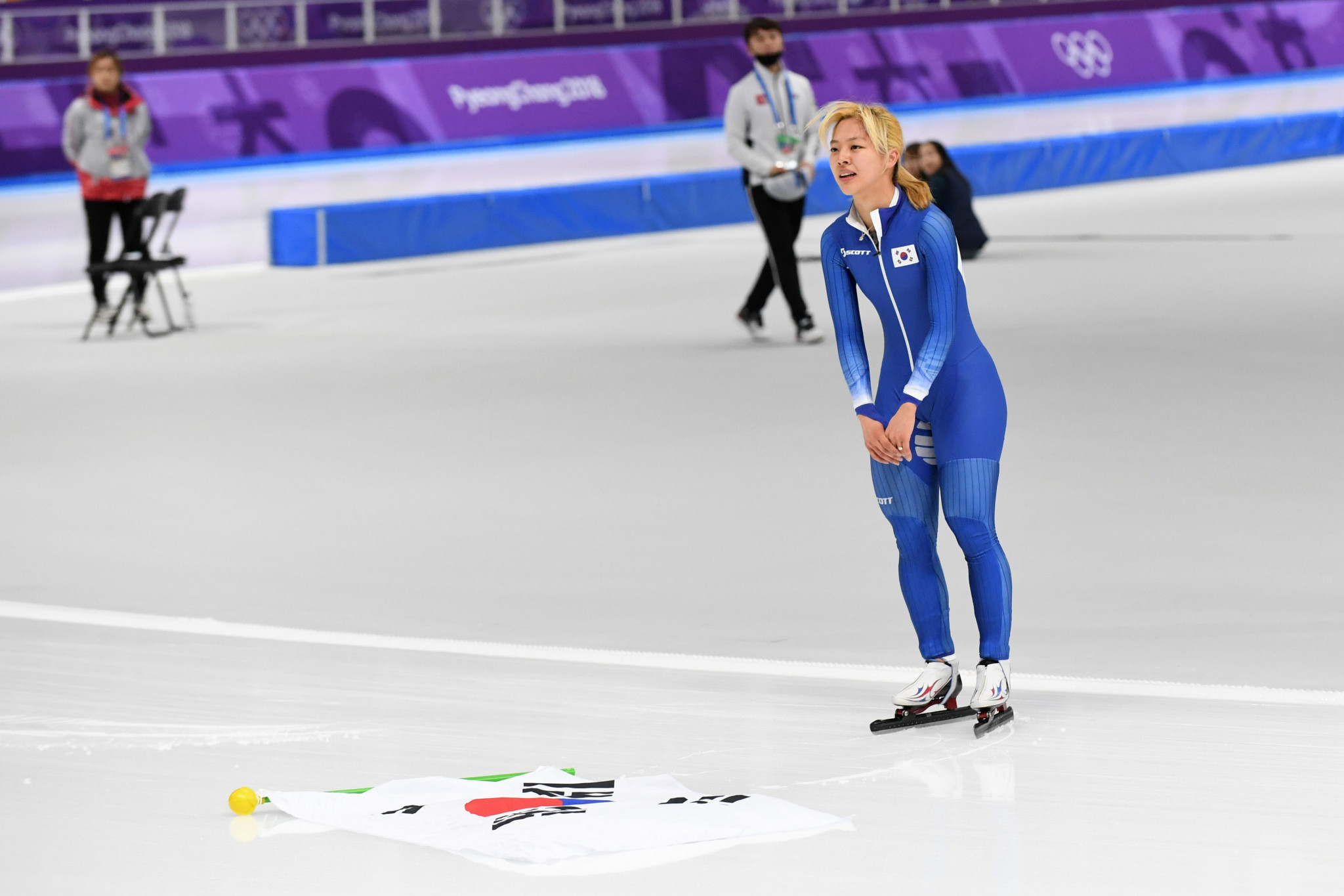 South Korea's Kim Bo-reum went on to win an Olympic silver medal in the mass start following the allegations of bullying made against her and team-mate Park Ji-woo 
©Getty Images