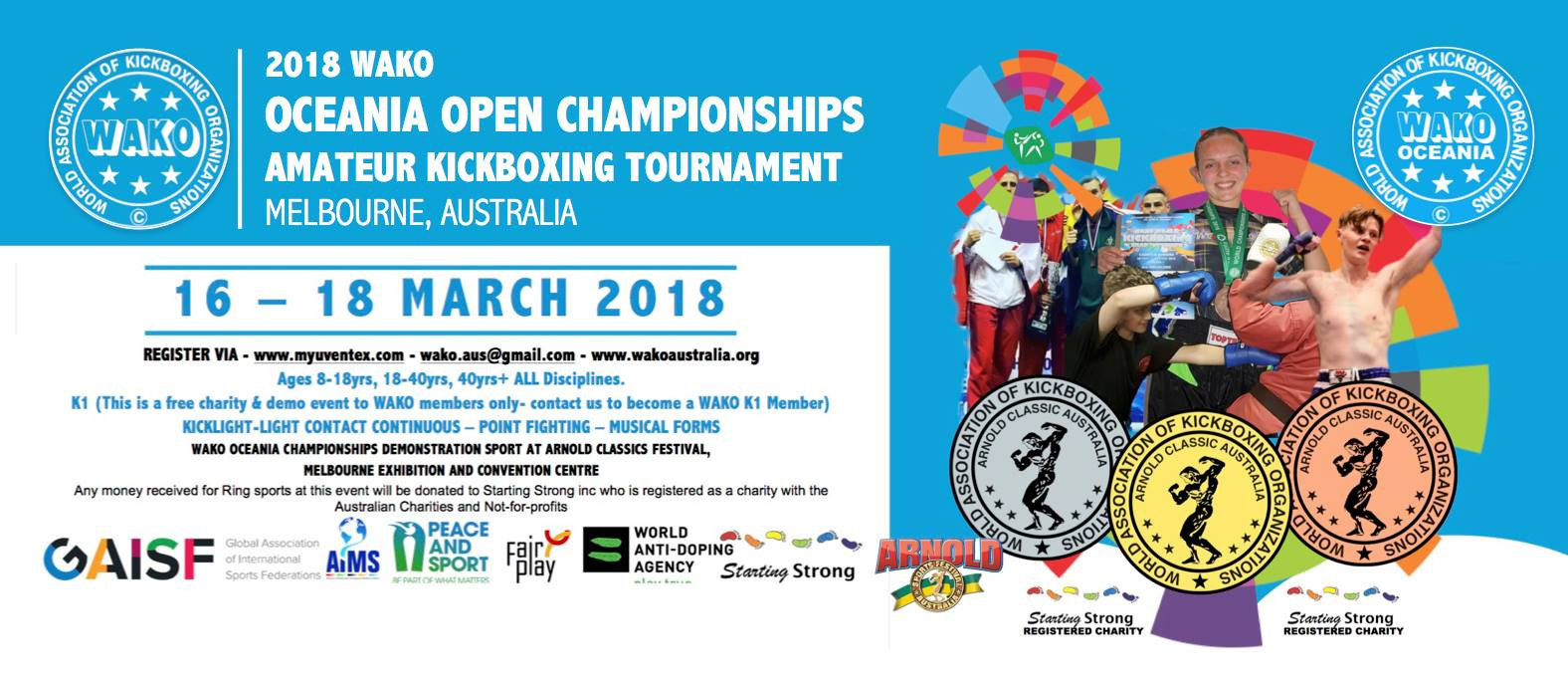Second Oceania Kickboxing Championships set to begin in Melbourne