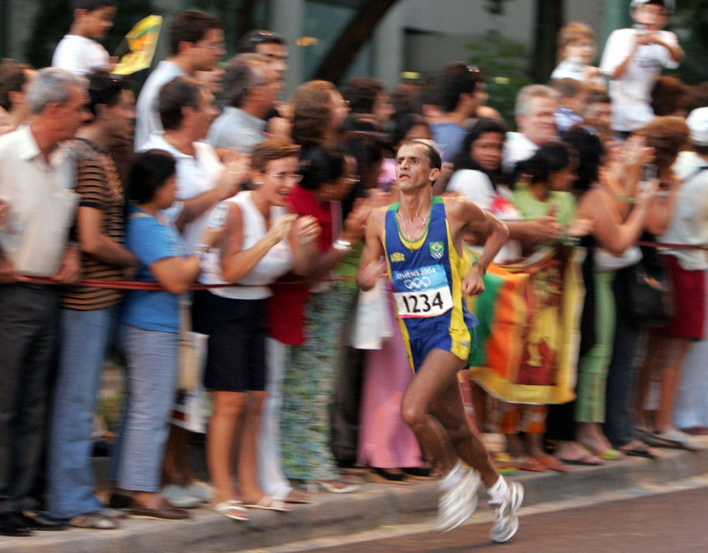 Athens 2004 men's marathon bronze medallist Vanderlei Cordeiro de Lima is one of the ambassadors for the Games