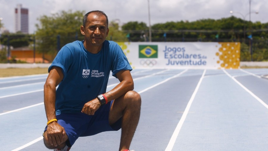 Student athletes competing at Brazilian Olympic Committee-organised Youth School Games