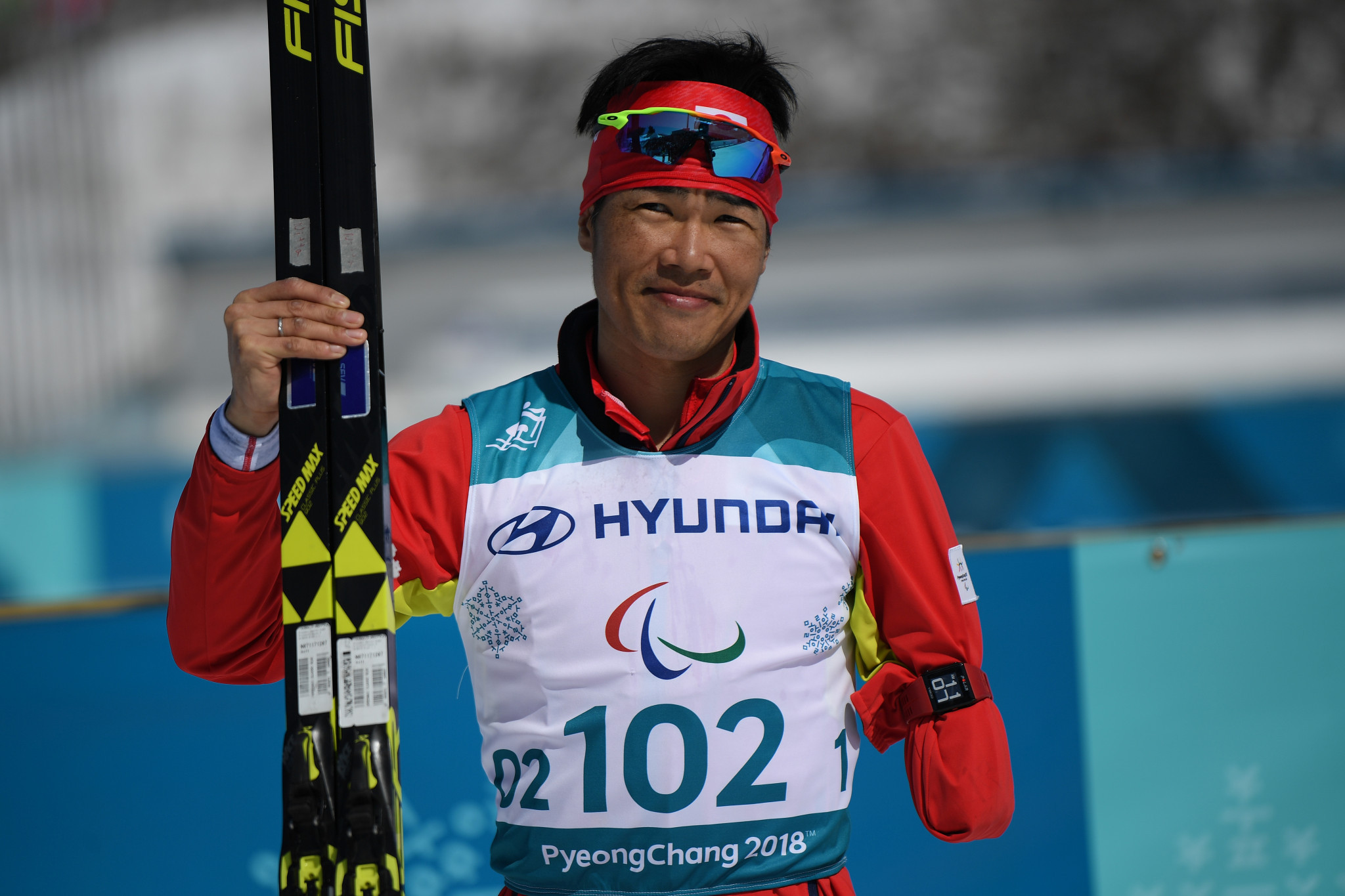 Yoshihiro Nitta won back the men's 10km standing title he originally won at Vancouver 2010 ©Getty Images