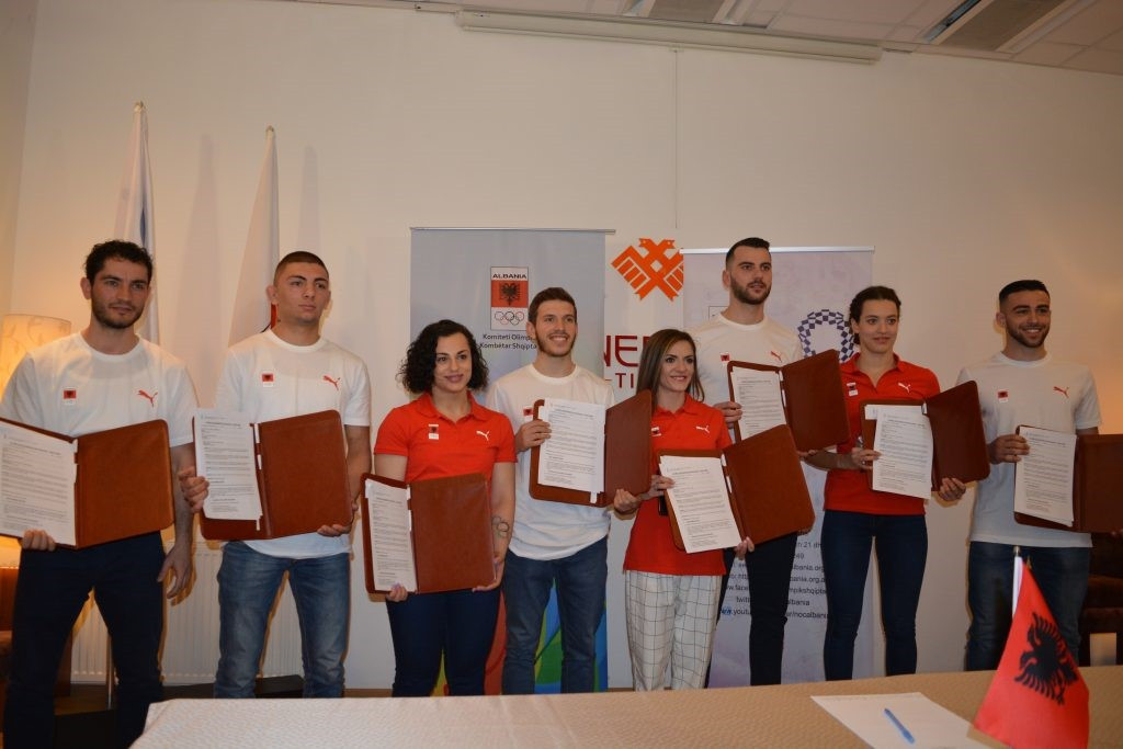 National Olympic Committee of Albania award eight athletes Tokyo 2020 scholarships
