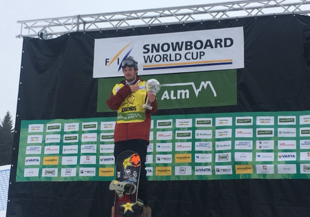 Chris Corning was among the World Cup winners today ©FIS