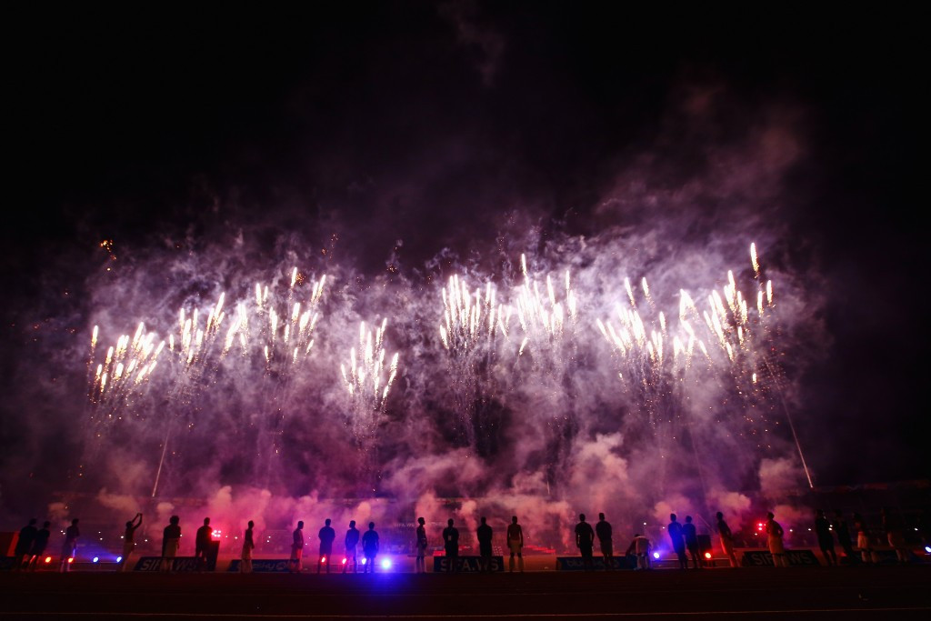 A spectacular fireworks display was one of the highlights of the spectacle ©Getty Images