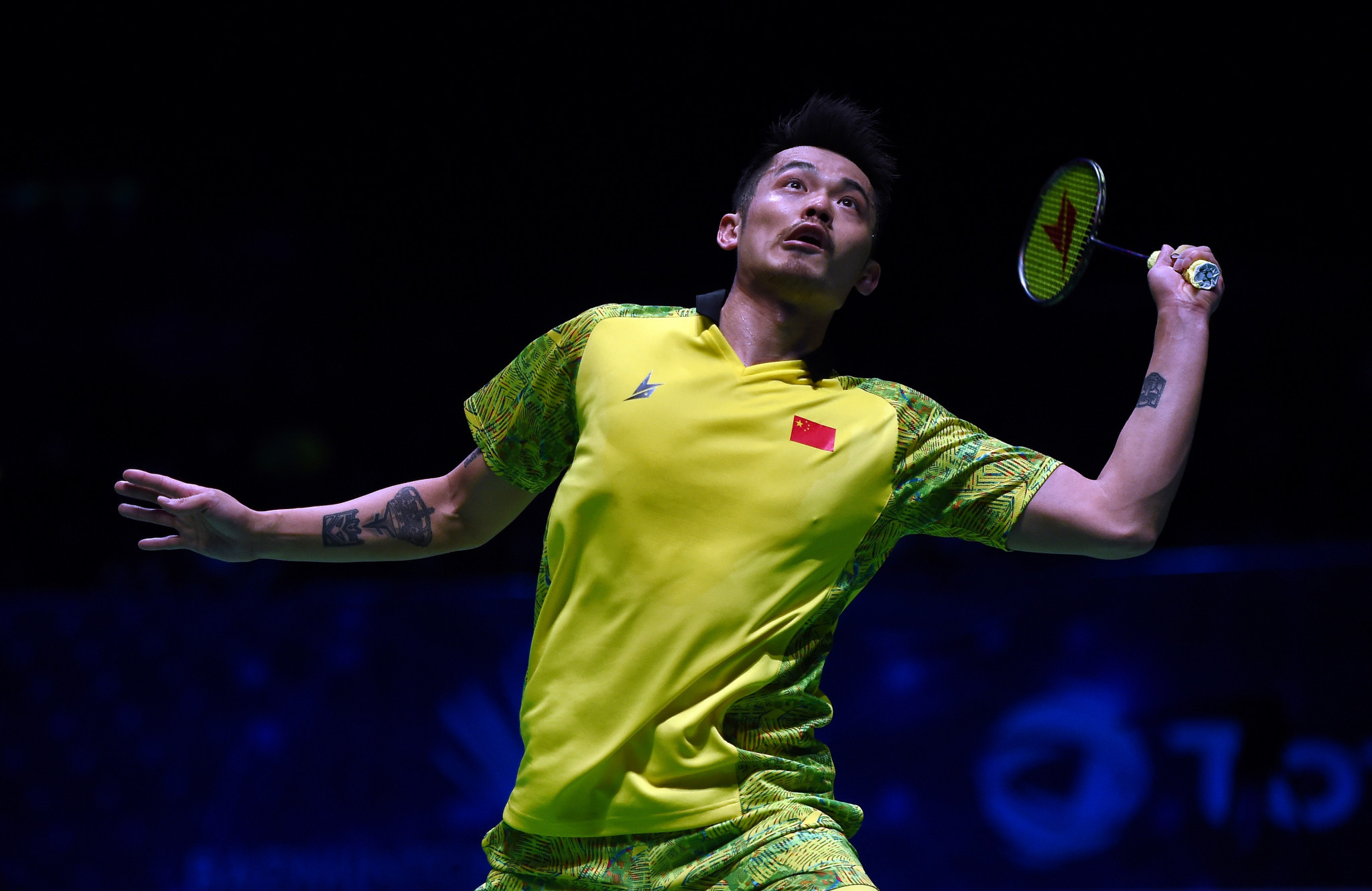 China's Lin Dan en-route to victory in the All England Open semi-finals ©Getty Images