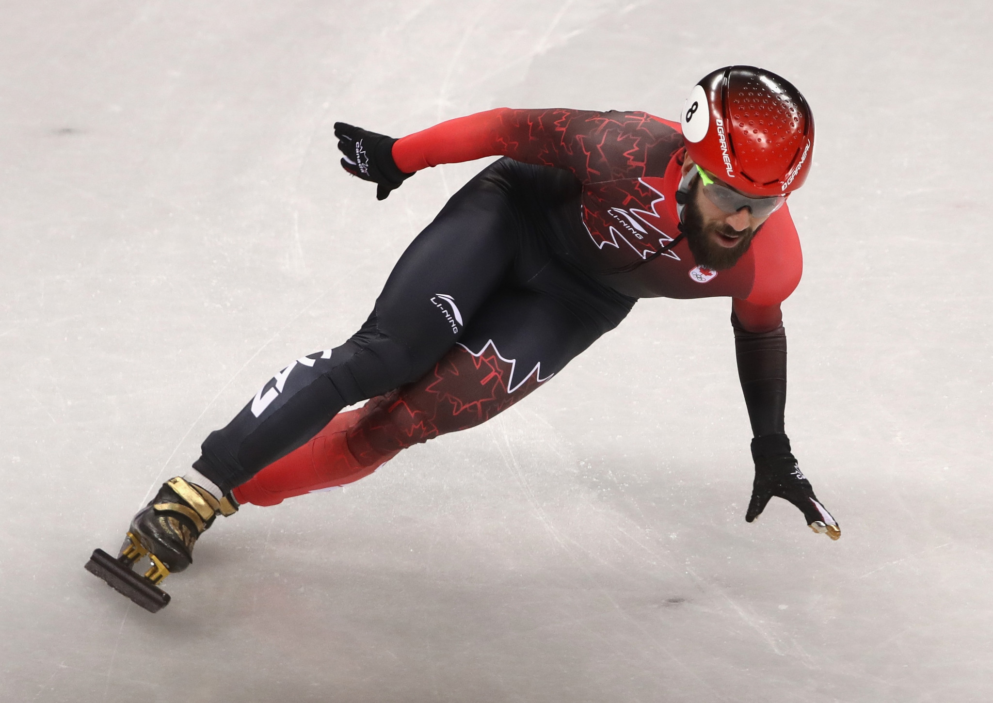 Canada's Charles Hamelin came out on top in the men's 1,500m event ©Getty Images