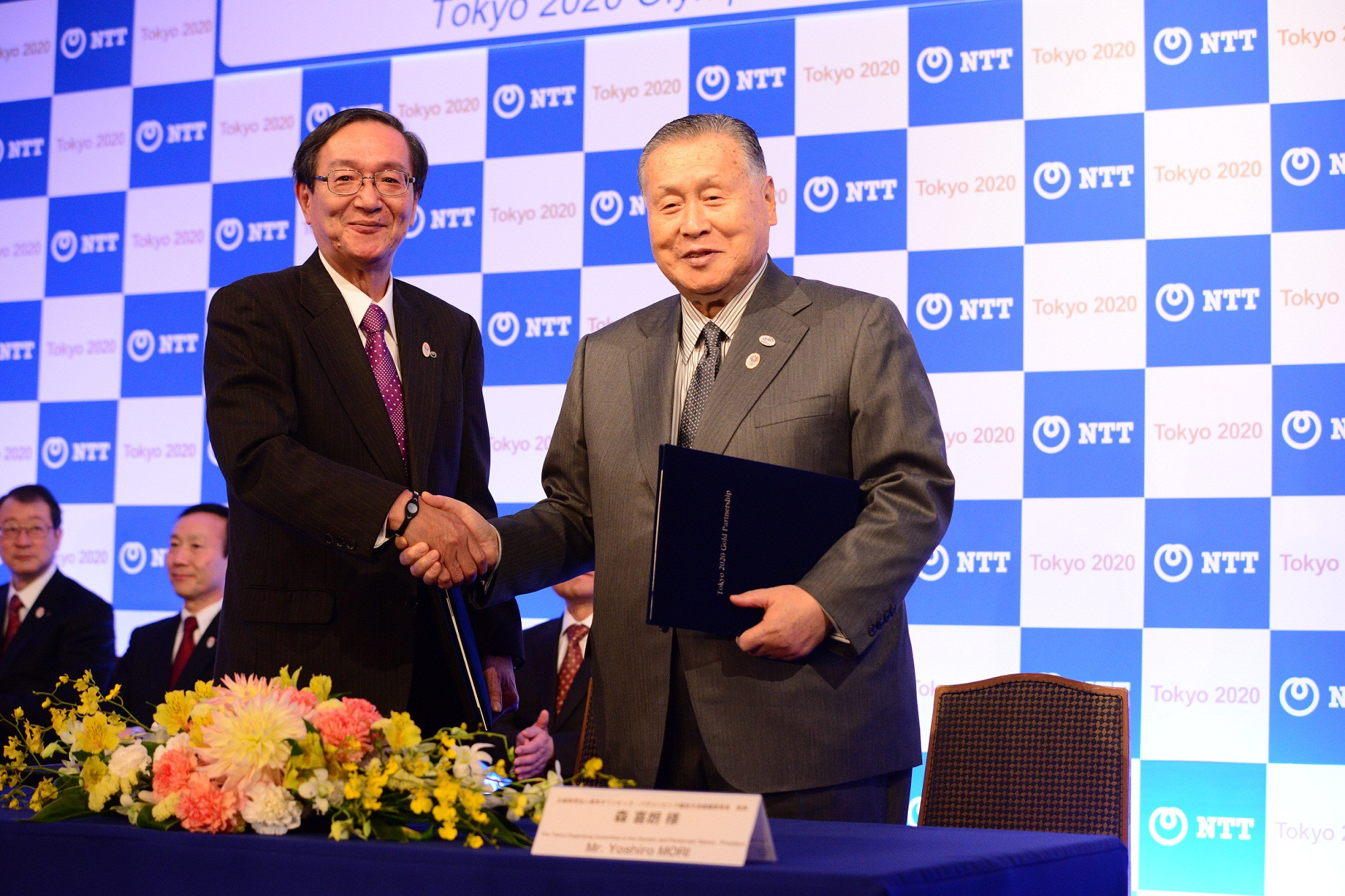 The NTT Group became the first Gold Partners of Tokyo 2020 when they signed up as the official telecommunications services partners in 2015 ©Tokyo 2020