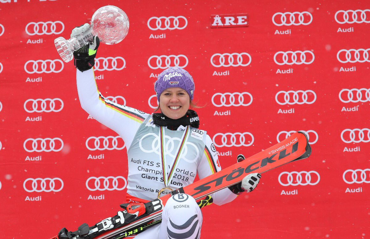 Rebensburg takes third FIS Alpine Ski World Cup overall giant slalom title as high winds cancel final race