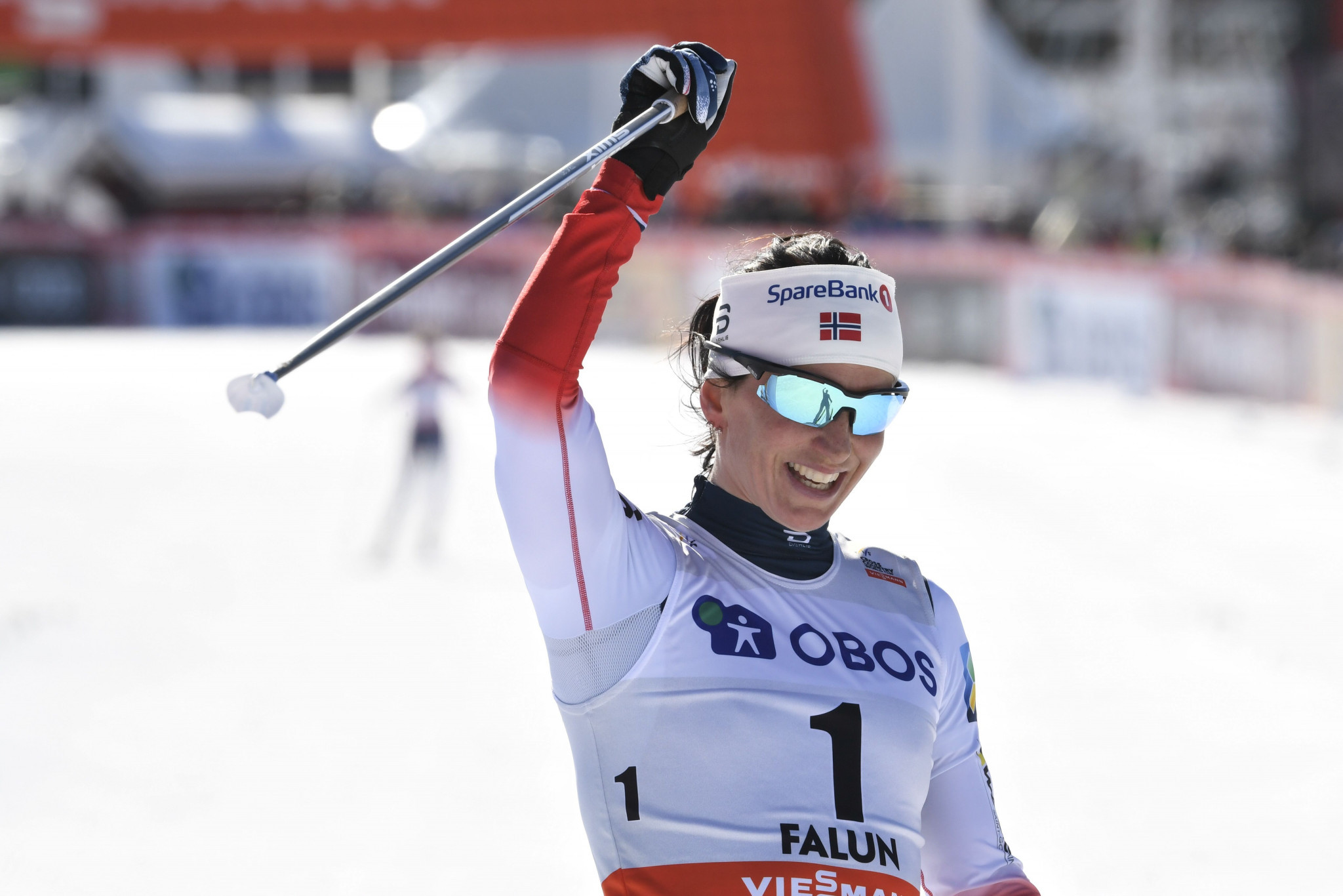 Marit Bjørgen claimed the final win of the season ©Getty Images