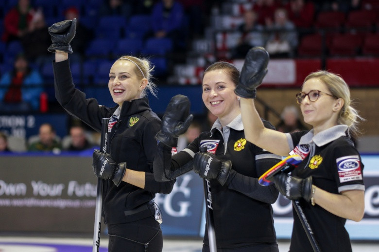 Russia are one of four teams with three wins to their name ©World Curling