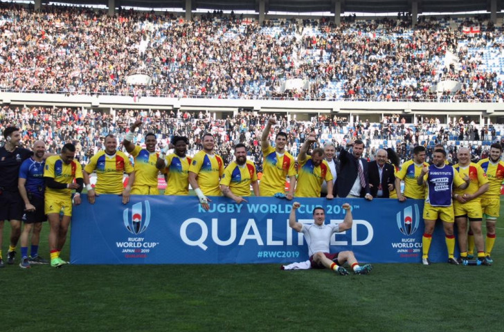 Spain's unexpected defeat by Belgium in the final round of the 2018 Rugby Europe Championship - officiated by a Romanian referee - meant Romania, pictured after defeat by Georgia in Tbilisi, earned automatic qualification for next year's Rugby World Cup in Japan ©World Rugby