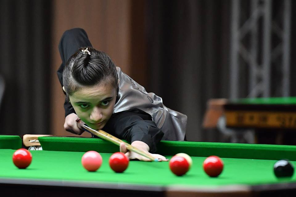 Brazil's 13-year-old Nicolly Cristo was a 3-2 loser today in the mixed WSF World Snooker Championships in Malta ©WSF Facebook