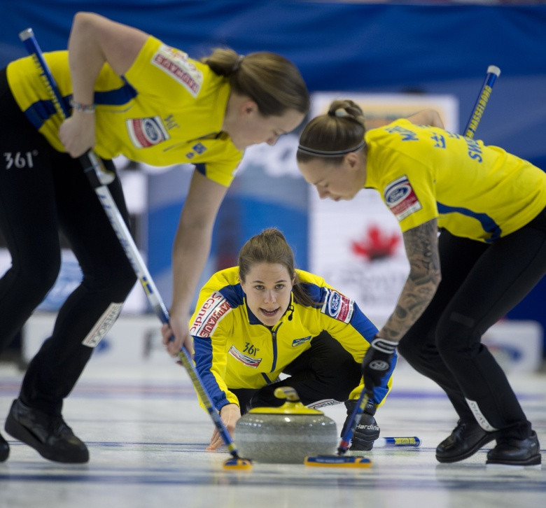 Sweden remain unbeaten in North Bay after recording their fifth win ©WCF