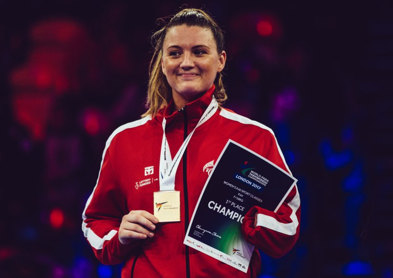Amy Truesdale has praised the importance of the IWAS Women's World Games ©GB Taekwondo