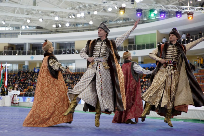 The Opening Ceremony displayed the culture of Belarus ©WUC Speed Skating