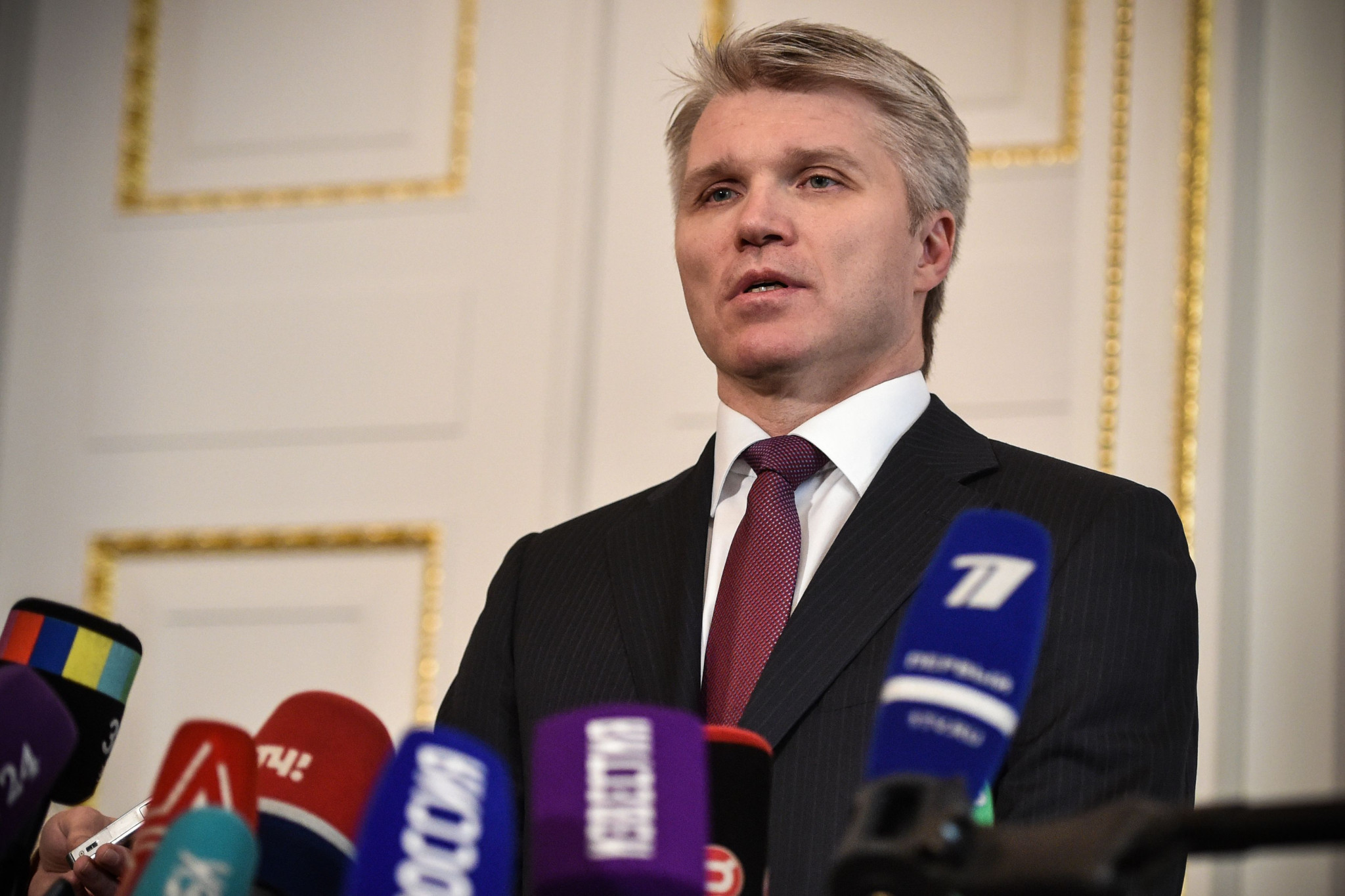 Russian Sports Minister Pavel Kolobkov has had a busy day of meetings today ©Getty Images