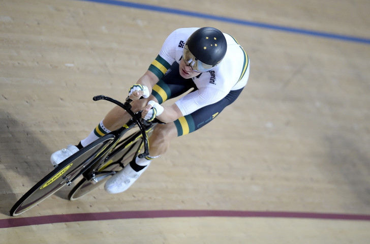 Australia's David Nicholas won the men's C3 individual pursuit on the opening day of the Rio 2018 Para Cycling Track World Championships ©Getty Images