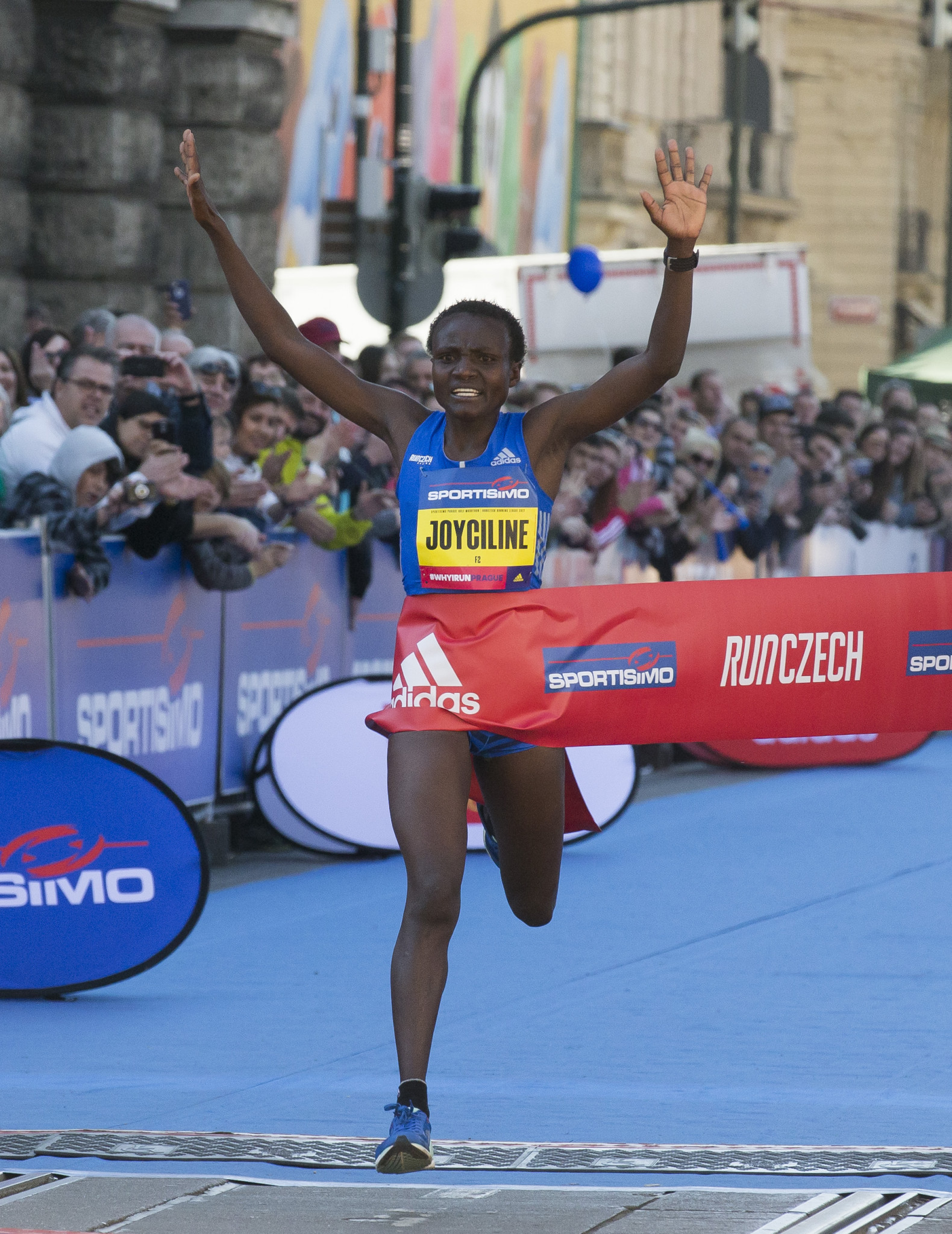 Kenya's world half marathon record holder Joyciline Jepkosgei will seek a first global title at the IAAF World Half Marathon Championships in Valencia tomorrow ©Getty Images