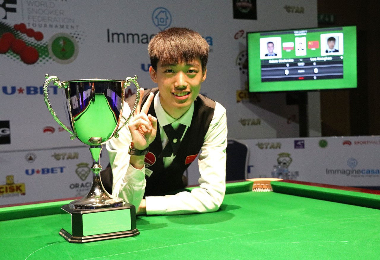 Chinese teenager Luo wins inaugural WSF title and place on World Snooker Tour