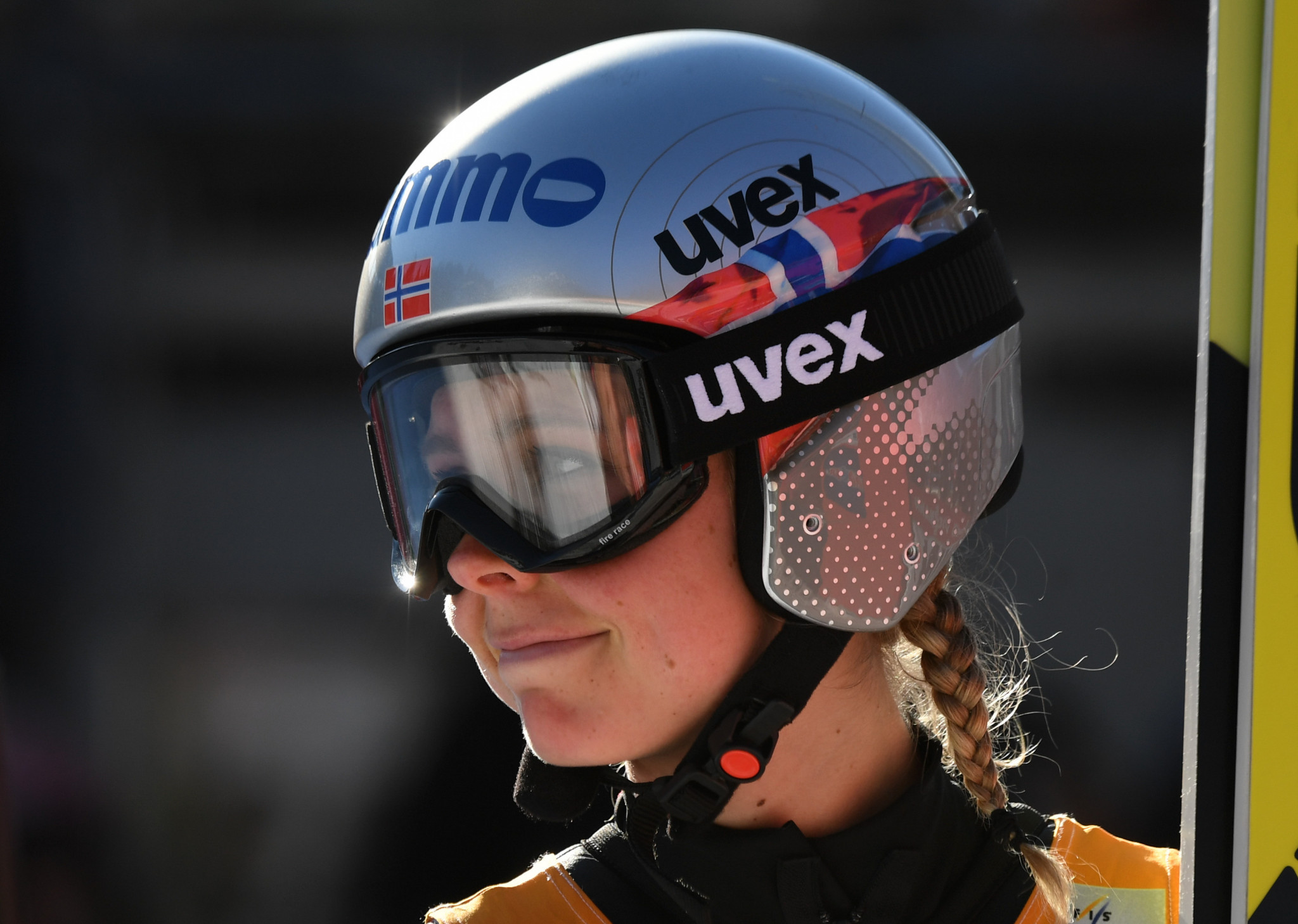 Olympic and World Cup champion Maren Lundby had to settle for third ©Getty Images