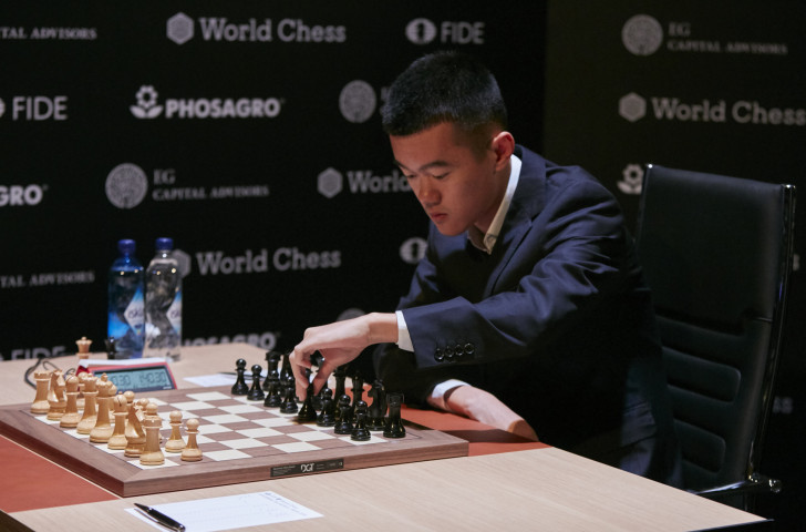 China's Ding Liren moved up to third place in the FIDE Candidates Tournament in Berlin with two rounds remaining after securing his first win of the event, against Azerbaijan's world number two Shakhriyar Mamedyarov ©Getty Images