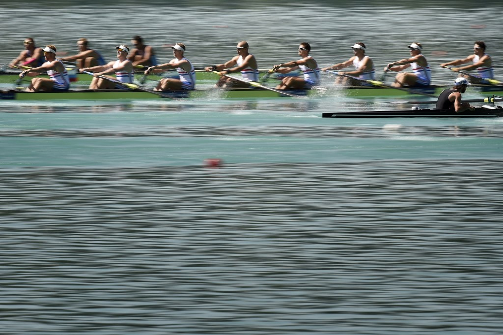 British men’s eight holds off Germany to win third world rowing title