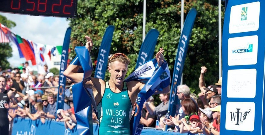 Wilson secures maiden victory at ITU World Cup in New Plymouth