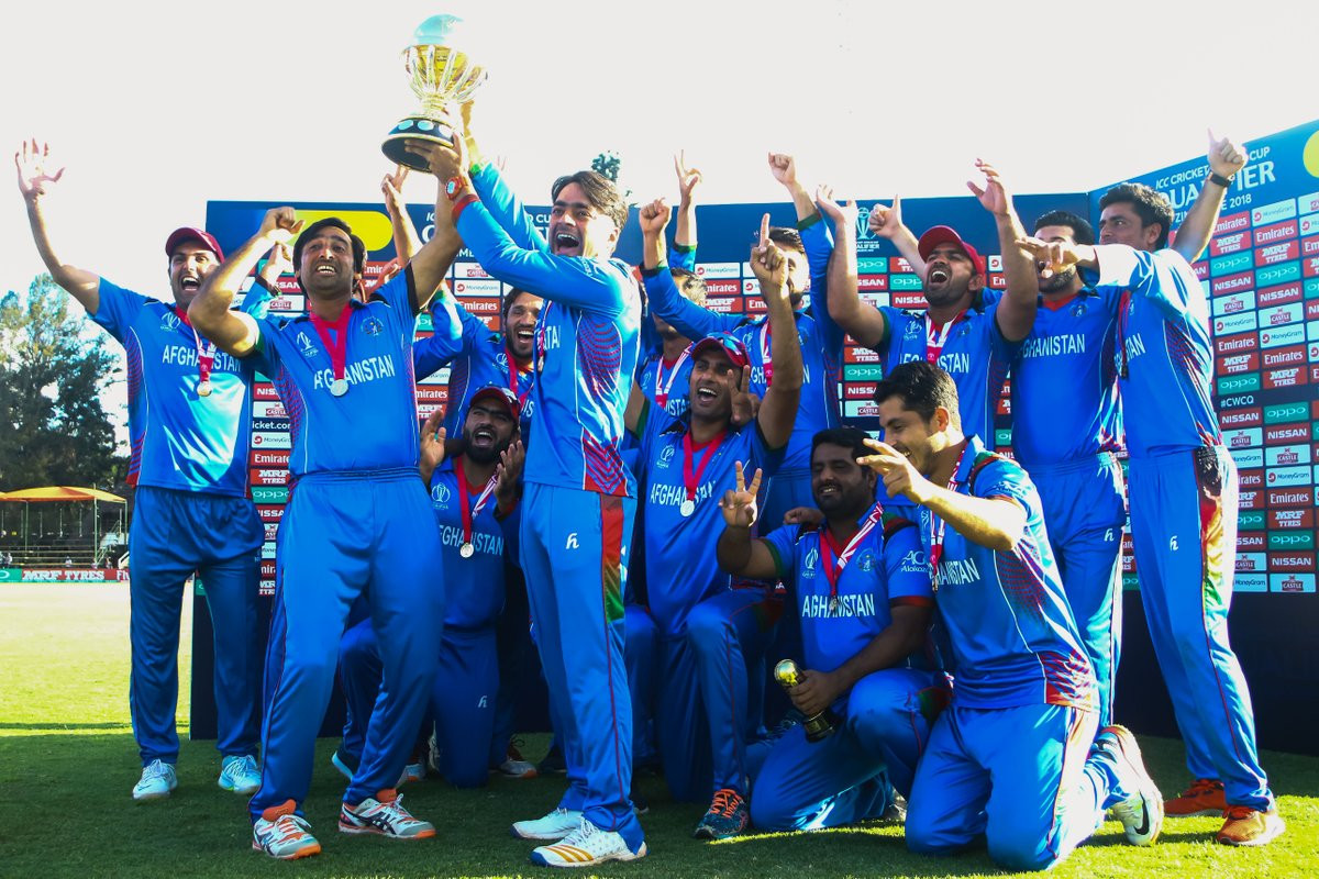  Nabi’s barrage of sixes sees Afghanistan beat West Indies in Cricket World Cup qualifier final