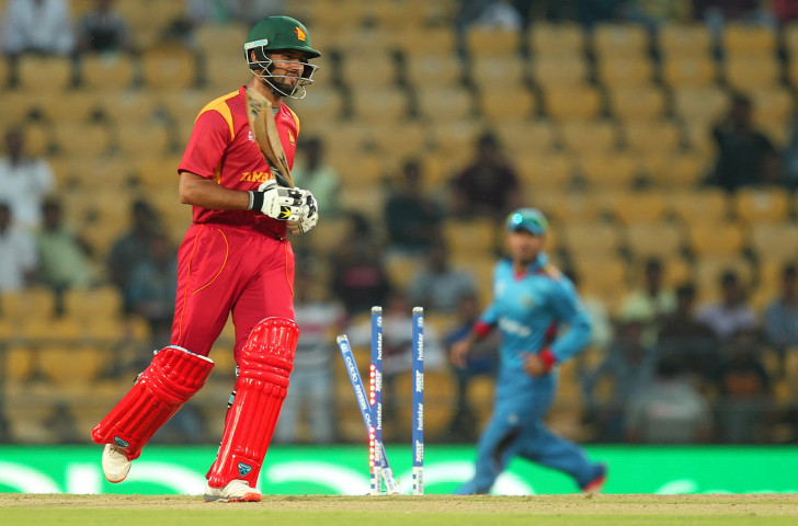 Sikander Raza of Zimbabe won the Man of the Series award - but that was no consolation for the hosts' failure to qualify for next year's Cricket World Cup ©Getty Images