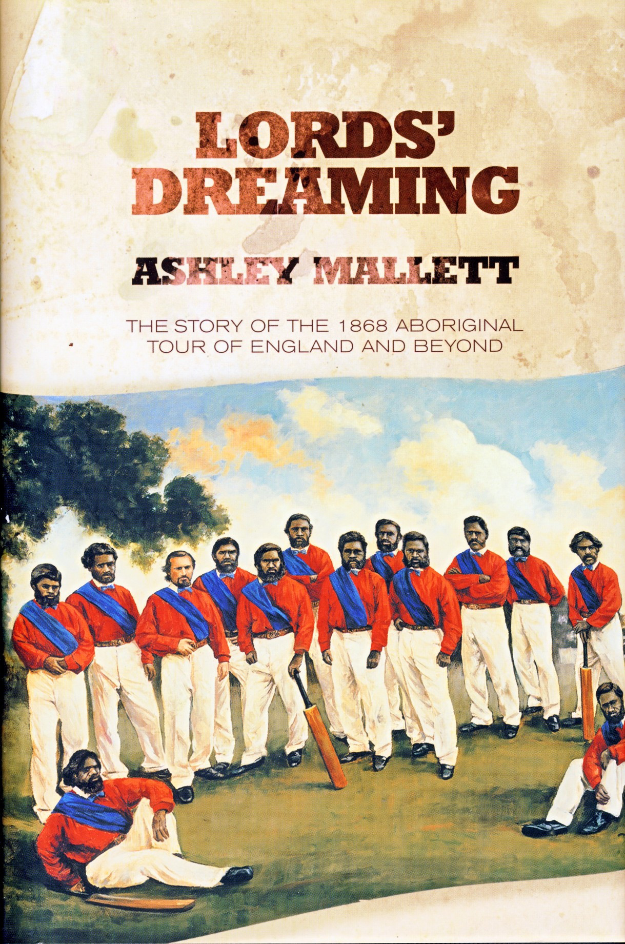 Former Australian spin blower Ashley Mallett  led a team of young players of Aboriginal and Torres Strait Islands descent on a tour of England in 2001 and which included a descendant from the 1868 team ©Philip Barker