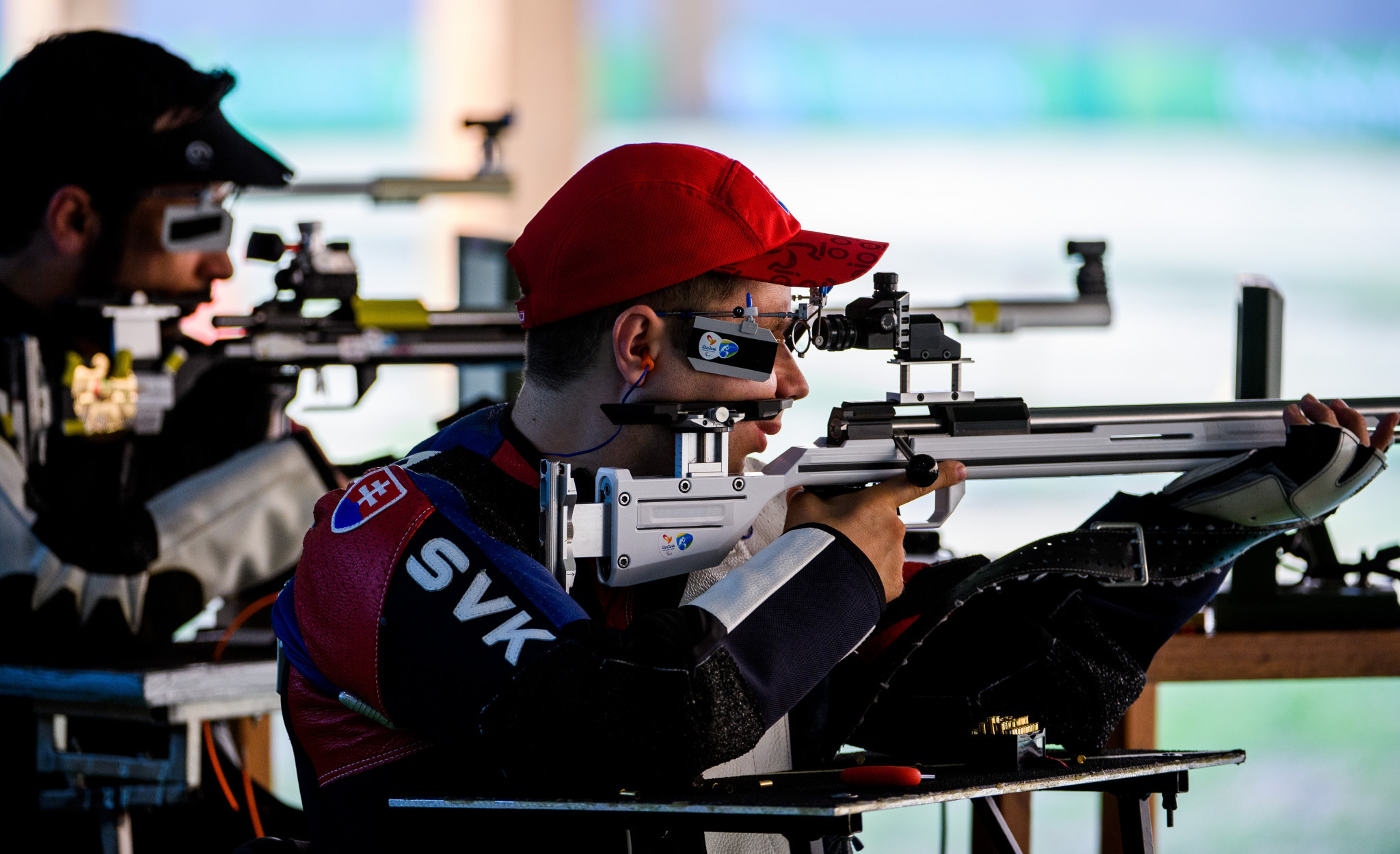 Slovakia's Radoslav Malenovský won the R6 50m rifle prone mixed SH1 event ©Getty Images